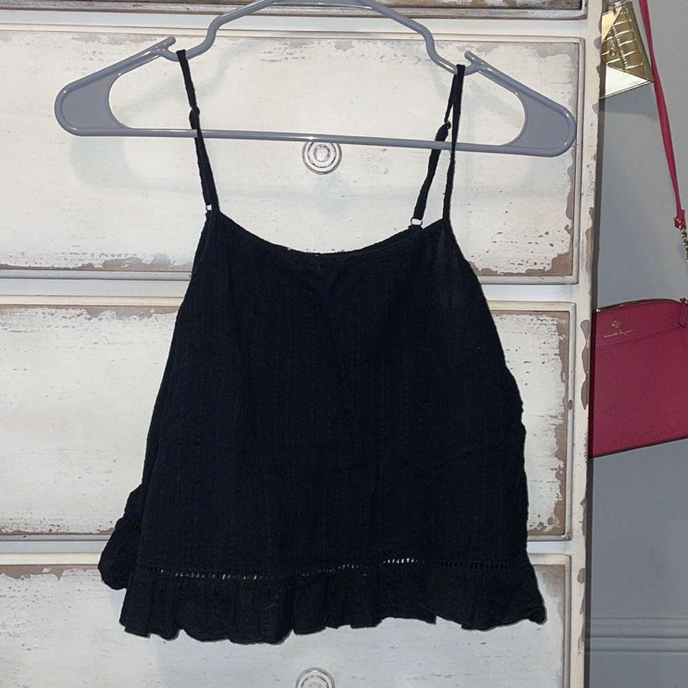 black tank top